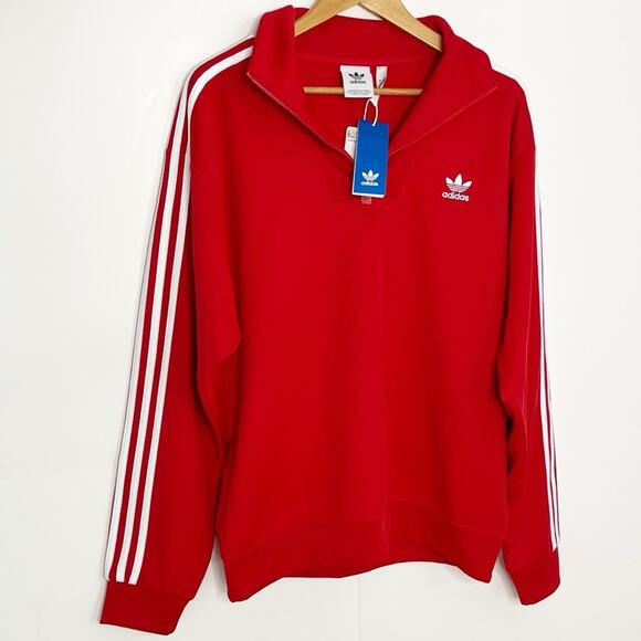 Adidas Mens Quarter ZIp Original Track Top Size Medium - Picture 3 of 8